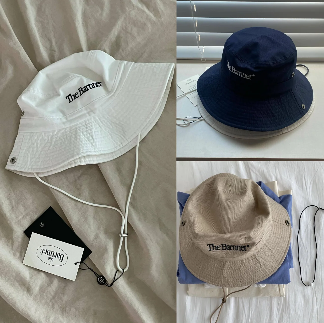 

Casual Embroidered Eight Milk R Letter Buet Hat Versatile Summer Wide Brim round Top Cotton Fiing Cap for Young Travellers