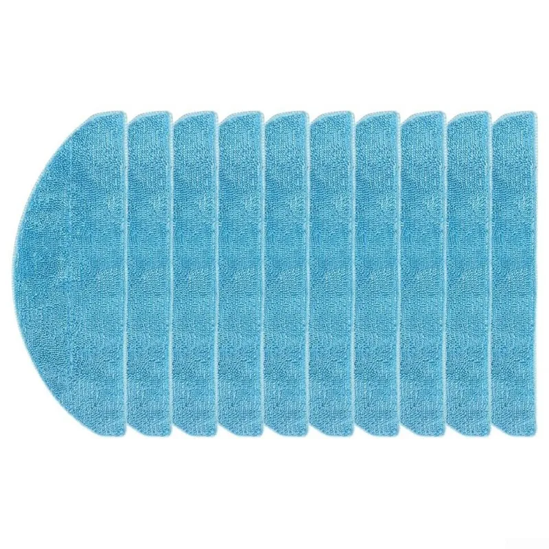 AC93-10PCS Mop For Cecotec Conga 8490 Ultimate Ultra Power / 7490 Ultimate Home X-Treme Genesis Parts