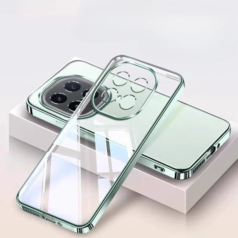 

For Vivo IQOO 15 13 12 11 Z9 Turbo Pro Electroplating Transparent Phone Case for Iqoo15 Iqoo13 Iqoo12 Protective Case Soft Shell