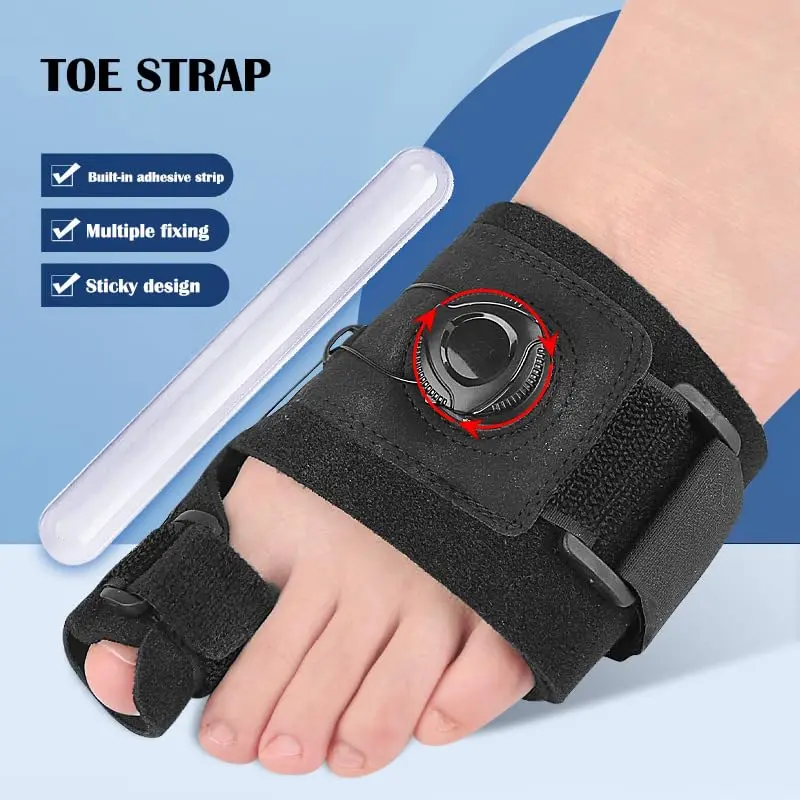 Adjustable Foot Thumb Varus Thumb Support Sleeve Knob Adjustment Fixed Strap Toe Guard Accessory Toe Splitter