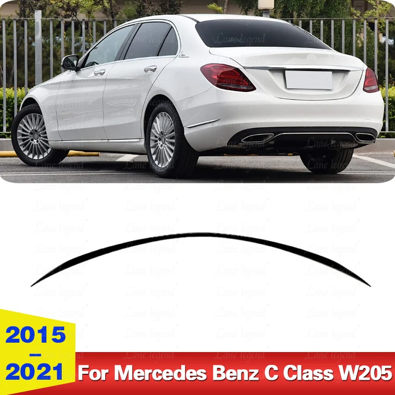 Rear Trunk Spoiler Wing Lip For Mercedes-Benz C-Class W205 C180 C200 C260 C43 C63 AMG 2015-2021 Exterior Accessories