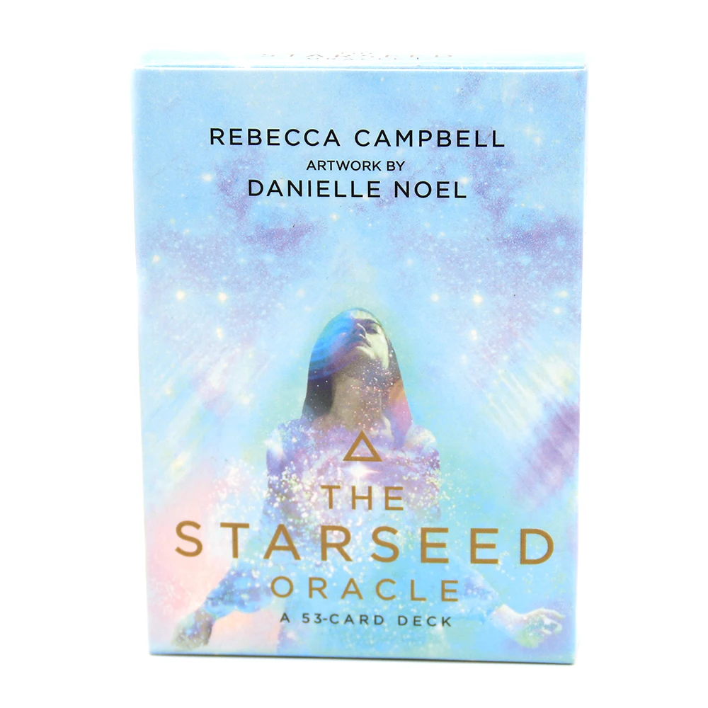 Starseed 오라클 덱 53 카드 점술 타로 덱, 초보자용 빈티지 타로 덱, 마녀 선물