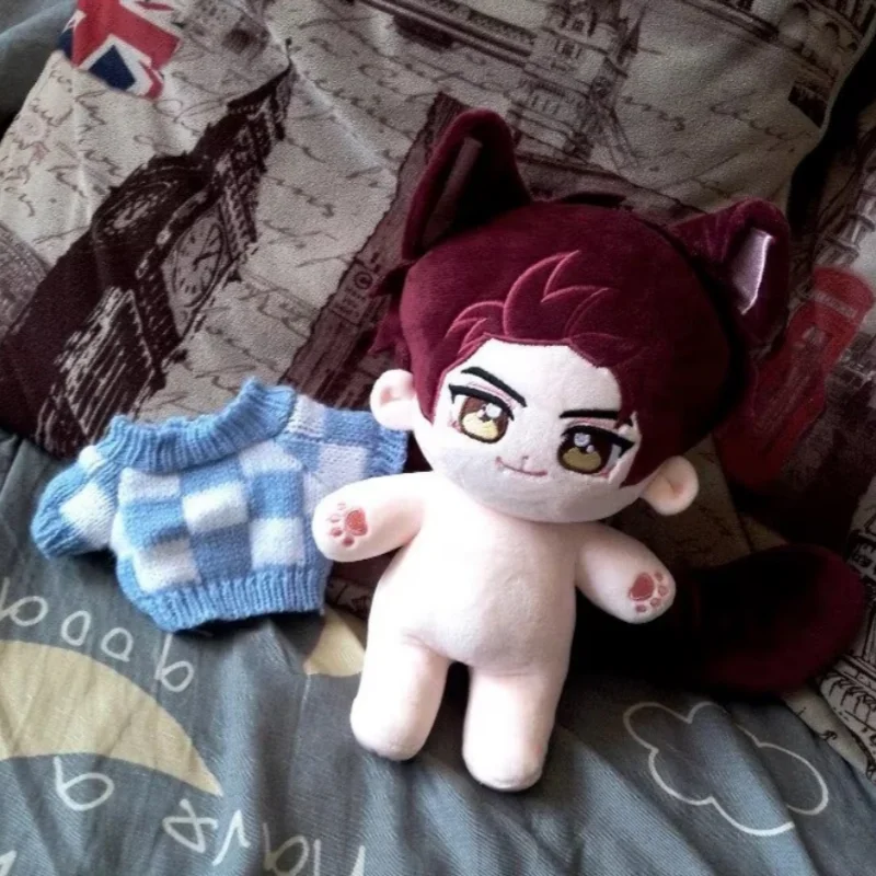 20cm Game Love And Deepspace Valko Cute Doll The Sixth Romantic Male Lead Wolf Valko Cotton Doll Toy Game Fans Birthday Gift
