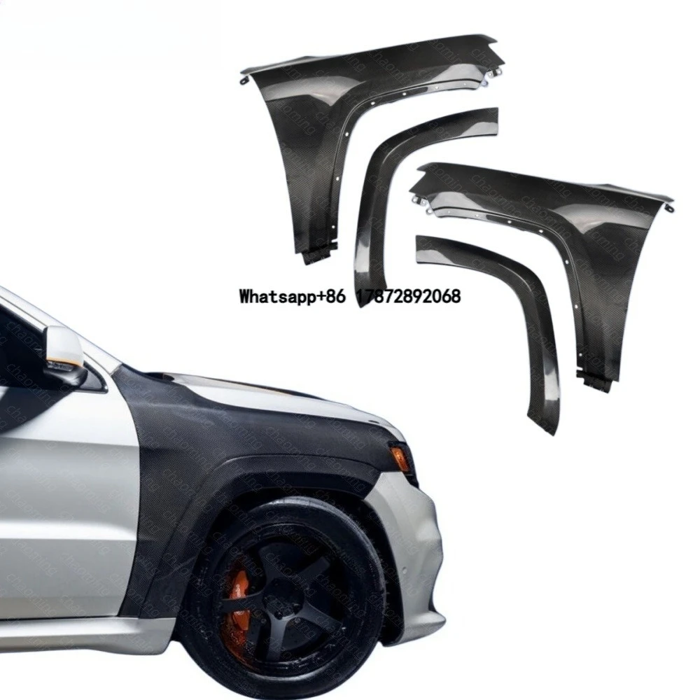 

High Quality Carbon Fiber Fenders Upgrade R Style for Grand Cherokee 2014-2023 Direct Factory Sale
