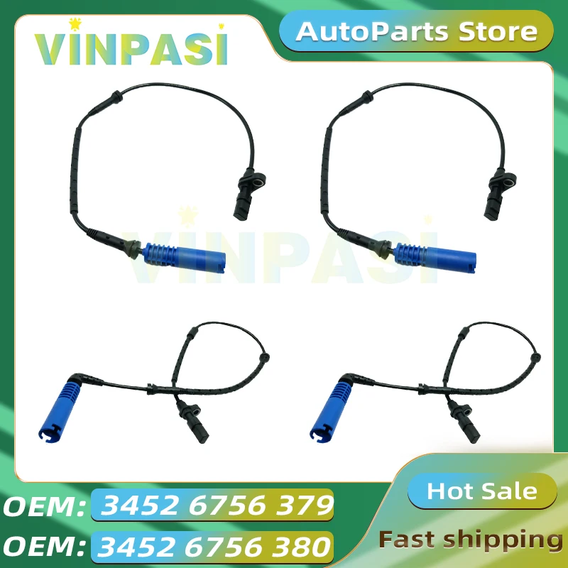 

Автомобильный датчик скорости подходит для BMW X5 E53 3.0 d 3.0 i Высококачественный датчик скорости колеса ABS 34526756379 34526756380