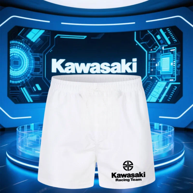 

Kawasaki Summer Popular 3D Printed Quick Drying Breathable Motorcycle Shorts and Off-road Motorcycle Sport Thin Shorts