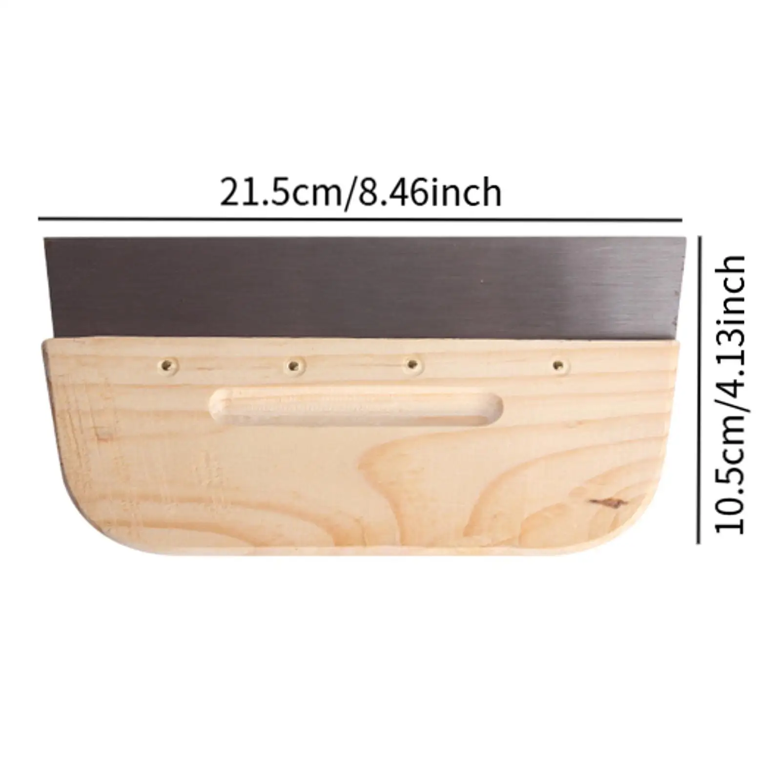 كشط الطلاء، سكين المعجون، مقبض خشبي، أداة الحوائط الجافة، سكين البريق لكشط الجص، إصلاح الجدار، تطبيق المعجون #6