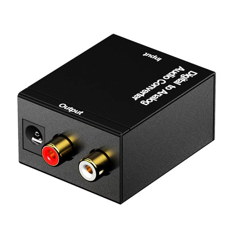 デジタル-アナログオーディオコンバーター,USBケーブルアダプター,Toslinkオーディオ付きlrオーディオデコーダー,3.5mmジャック,dacコンバーター