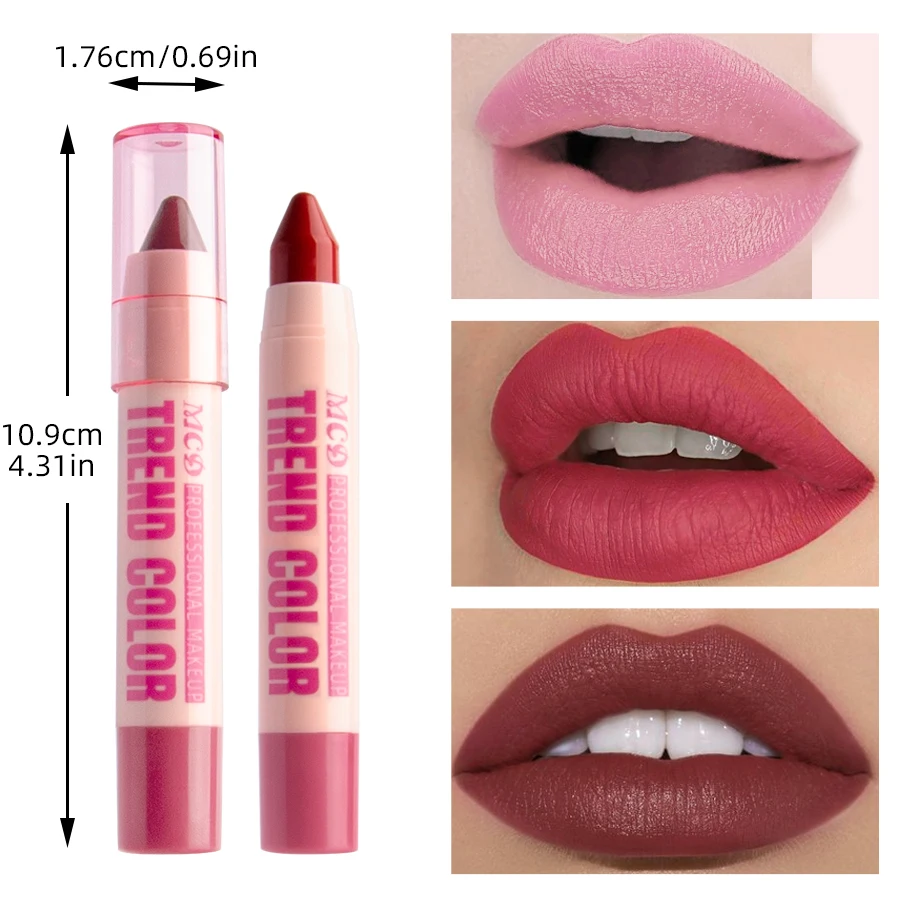 Idratante 12 colori Lipliner Penna Impermeabile Rimpolpante Macchia Rossetto Naturale Nude Rosa Lip Liner Contorno Labbra Contorno Trucco Fo
