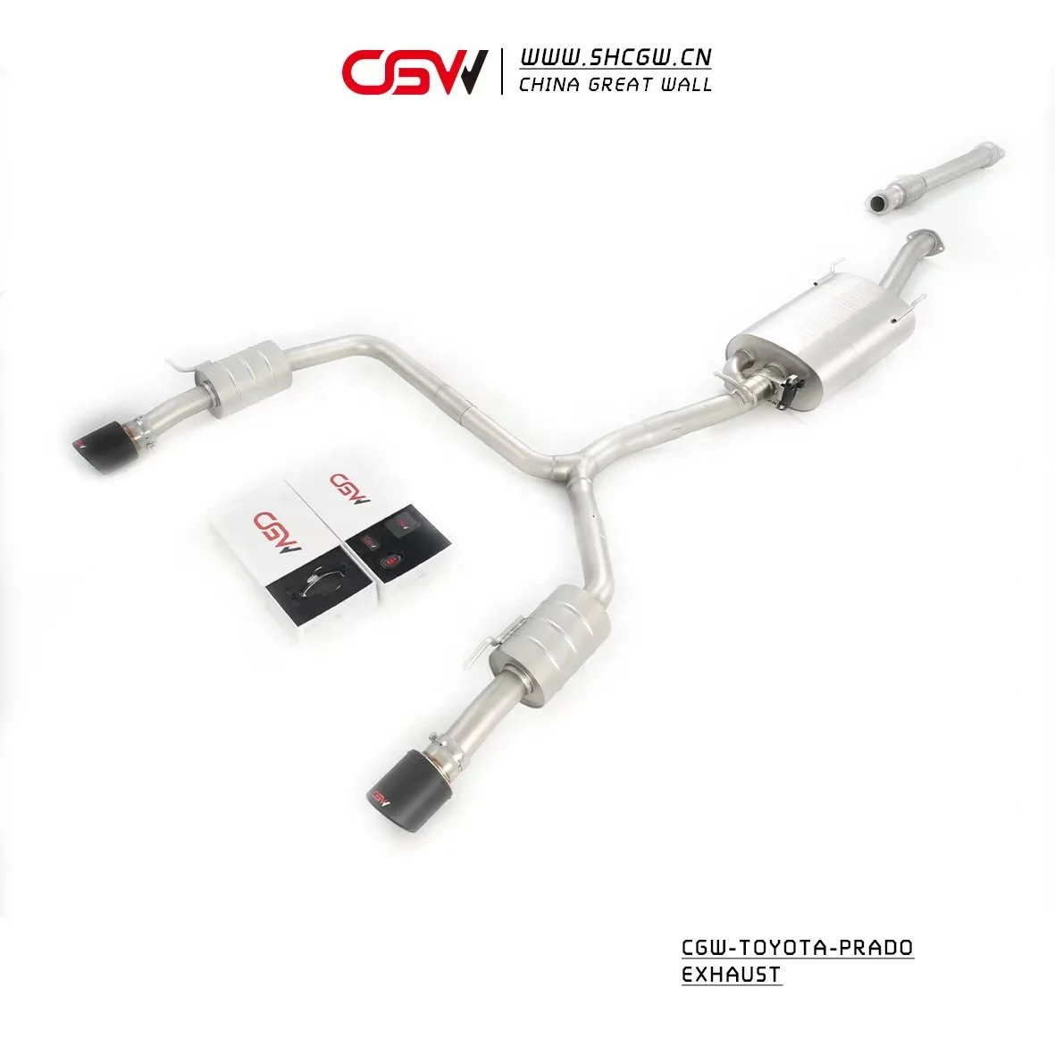 Performance Stainless Steel Auto Parts Exhaust System for   2.7L 2015+