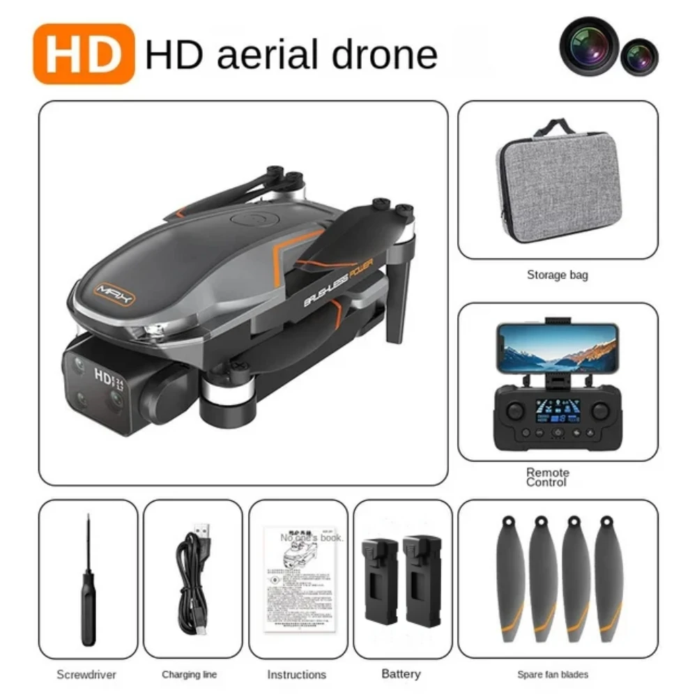 A22 Drone Professional 5G GPS 8K Three Camera Optical Flow Obstacle Avoidance Aerial Photography RC Quadcopter Toys Gift 3000M