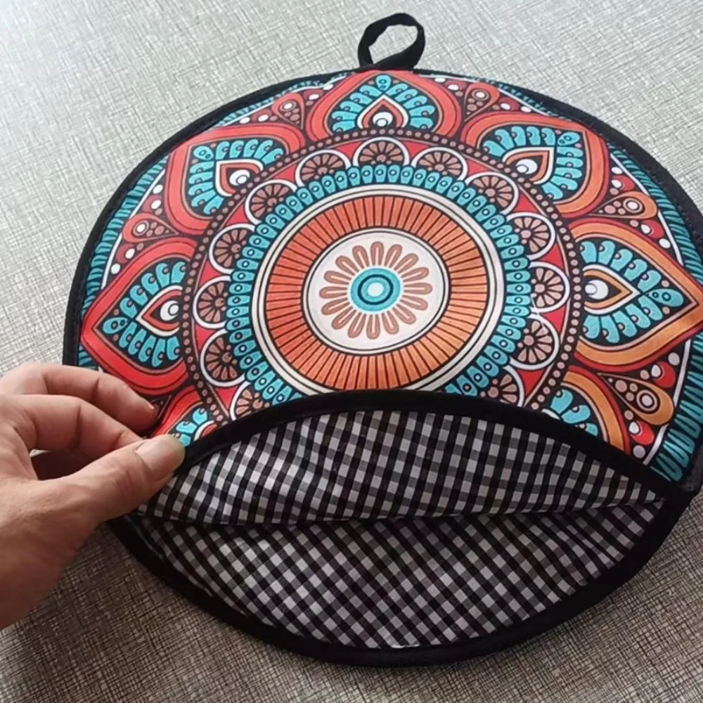 

Microwavable Tortilla Warmer Pouch 12 Inch Insulated Heat Tortilla Keeper Reusable Keeps Warm Tacos Insulated Bag Picnic