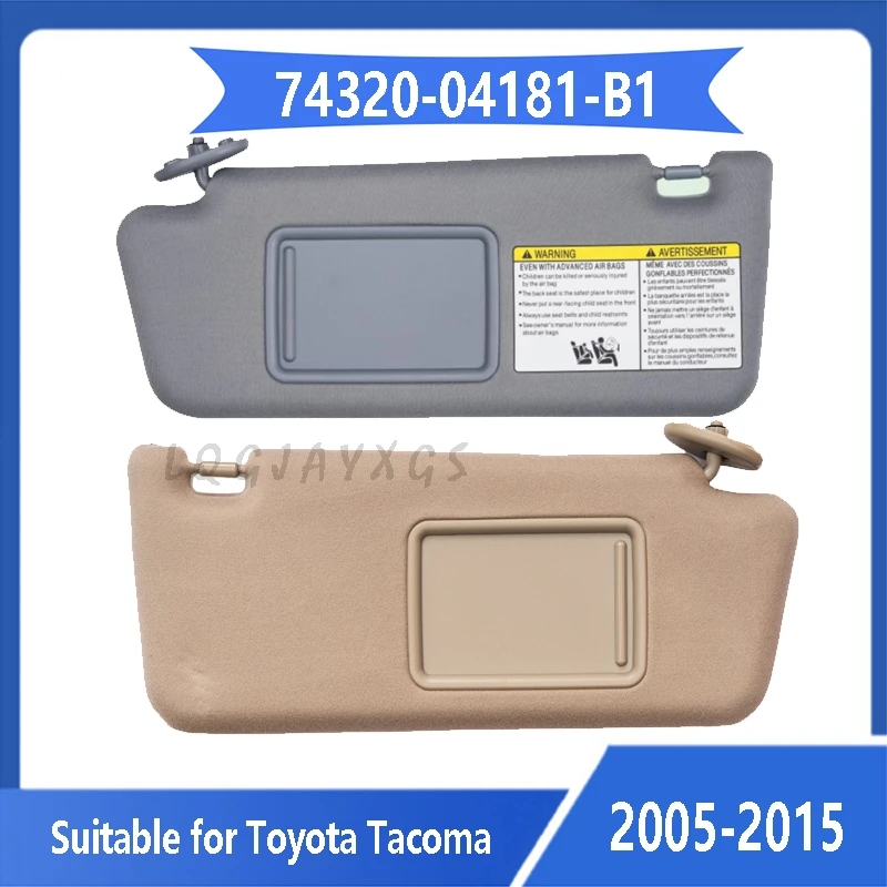 LQ Suitable for Toyota Tacoma 74310-04081-E0 Left right visor 74320-04181-B1 Makeup mirror 2005 2006 2007 2008-2015 auto parts