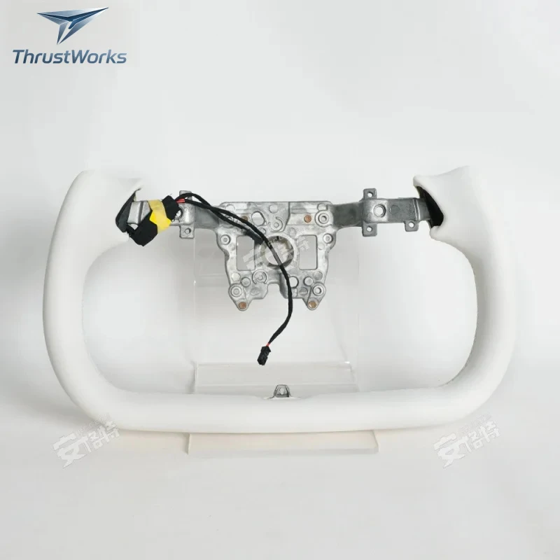 TOP Yoke Full Leather Stitching Modification Model 3 Car Accessory Modified Steering Wheel
