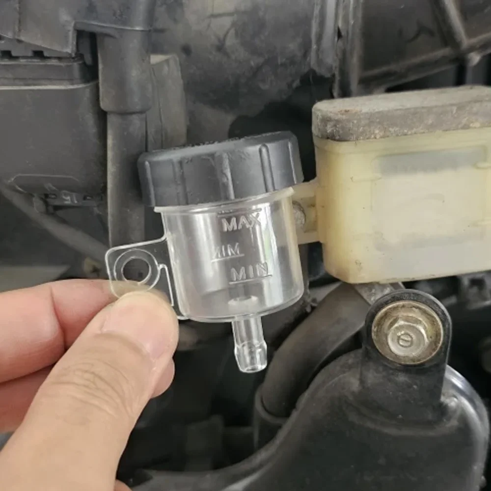 Motorcycle Front Brake Fluid Reservoir Push Up Clutch Tank Oil Fluid Cup Upper Pump Oil Cup Motorcycle Refitting Accessories
