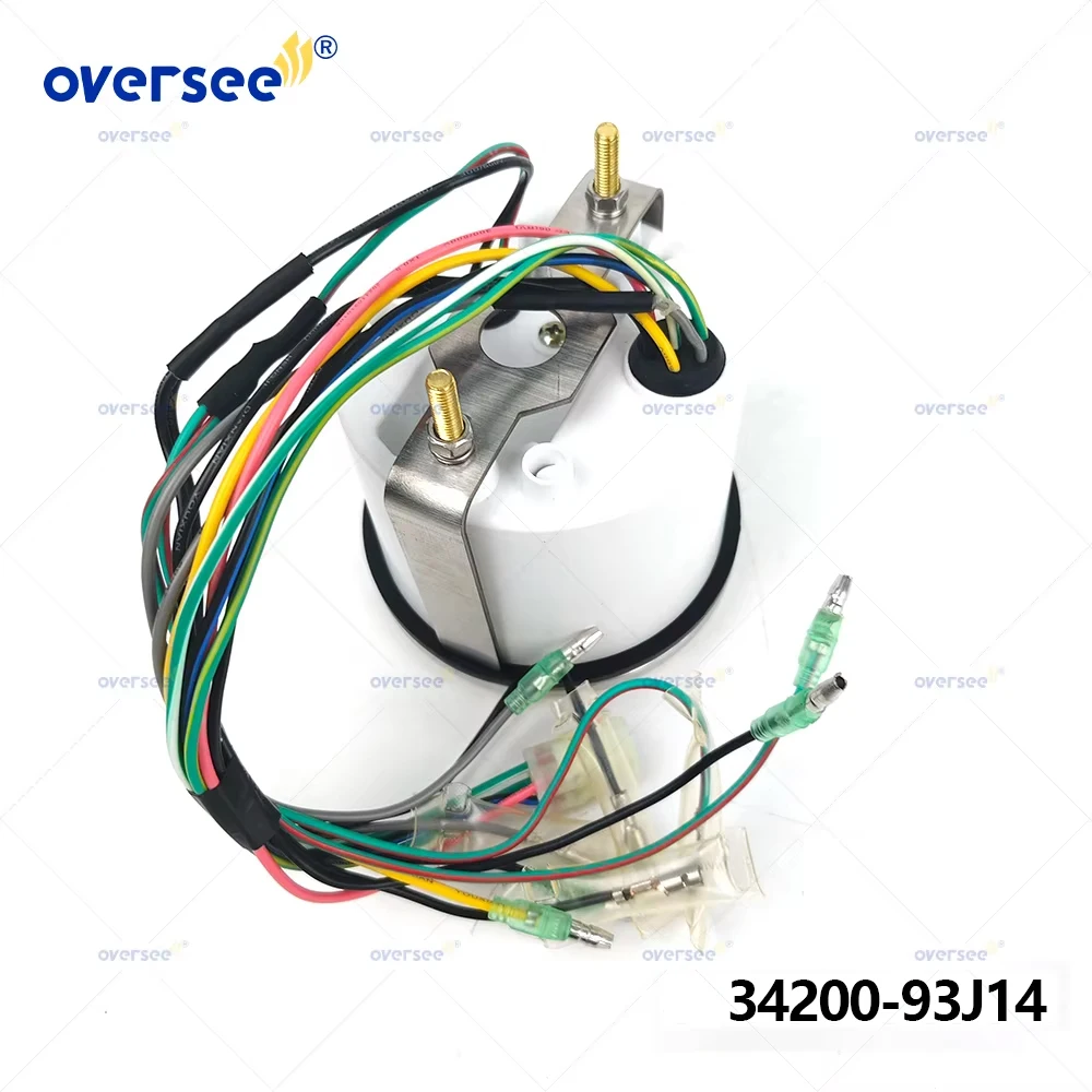 Tacômetro multifunções branco para Suzuki DF115 DF140 peças de reposição do motor externo, 34200 93J14