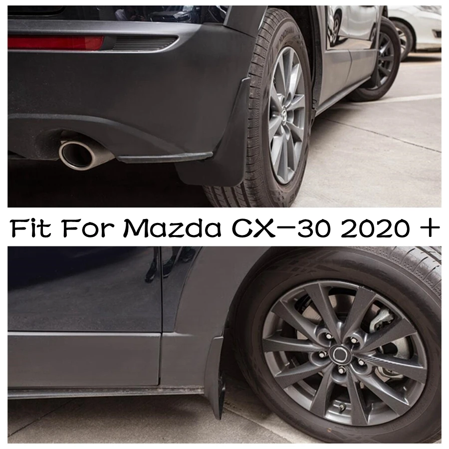 Car Front Rear Mud Guard Mudguards Splash Flaps Protection Cover Fit For Mazda CX-30 2020 - 2024 Accessories Exterior Refit Kit