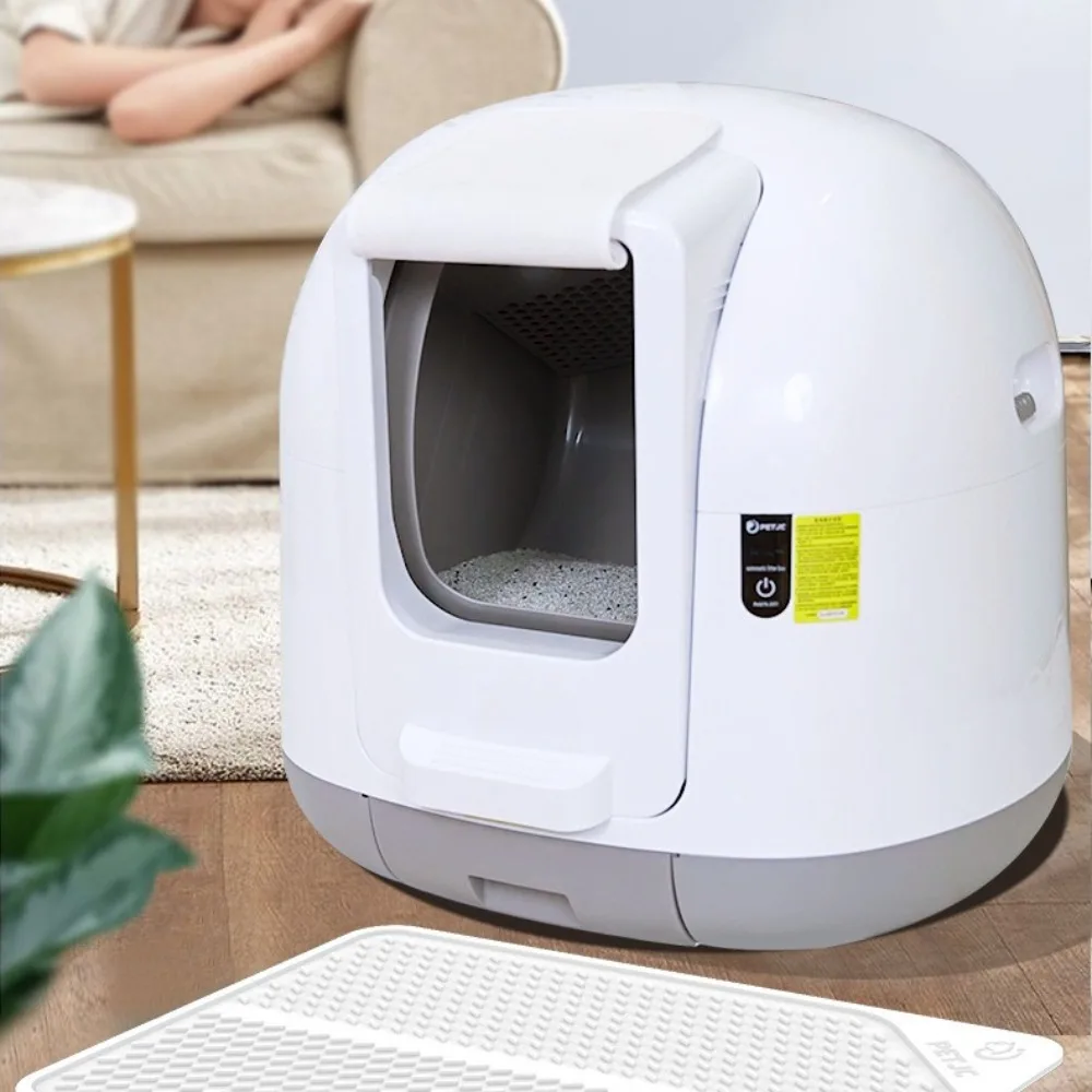 Automatic Self-cleaning Cat Litter Box Smart Toilet Trainer Cat Closed Tray Mute Sandboxes Pet Supplies Cat\'s Accessories