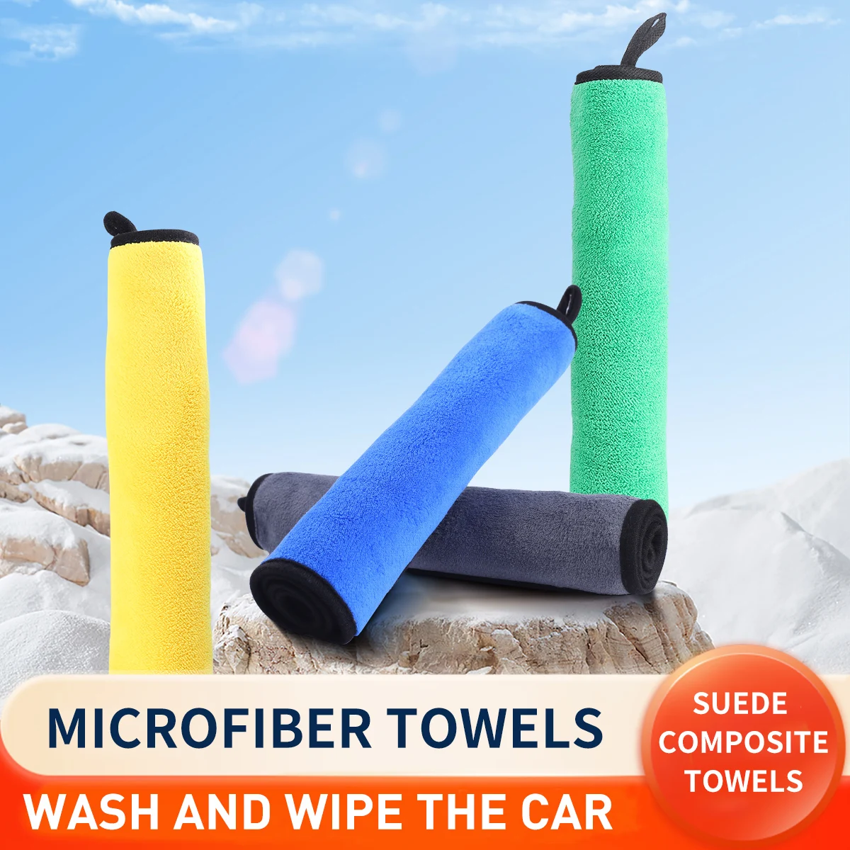 Car Wash Microfiber Towel Super Absorbent Car Cleaning Detailing Cloth Auto Care Drying Towels Care Cleaning Polishing Cloths