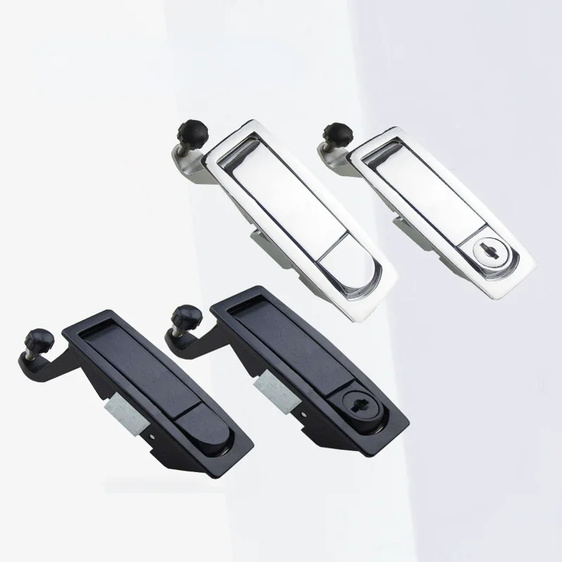 MS606 Zinc Alloy Plane Lock Safety Steel Equipment Cabinet Flat Lock 92.5x33.5mm Mailbox Industrial Distribution Box Plane Lock