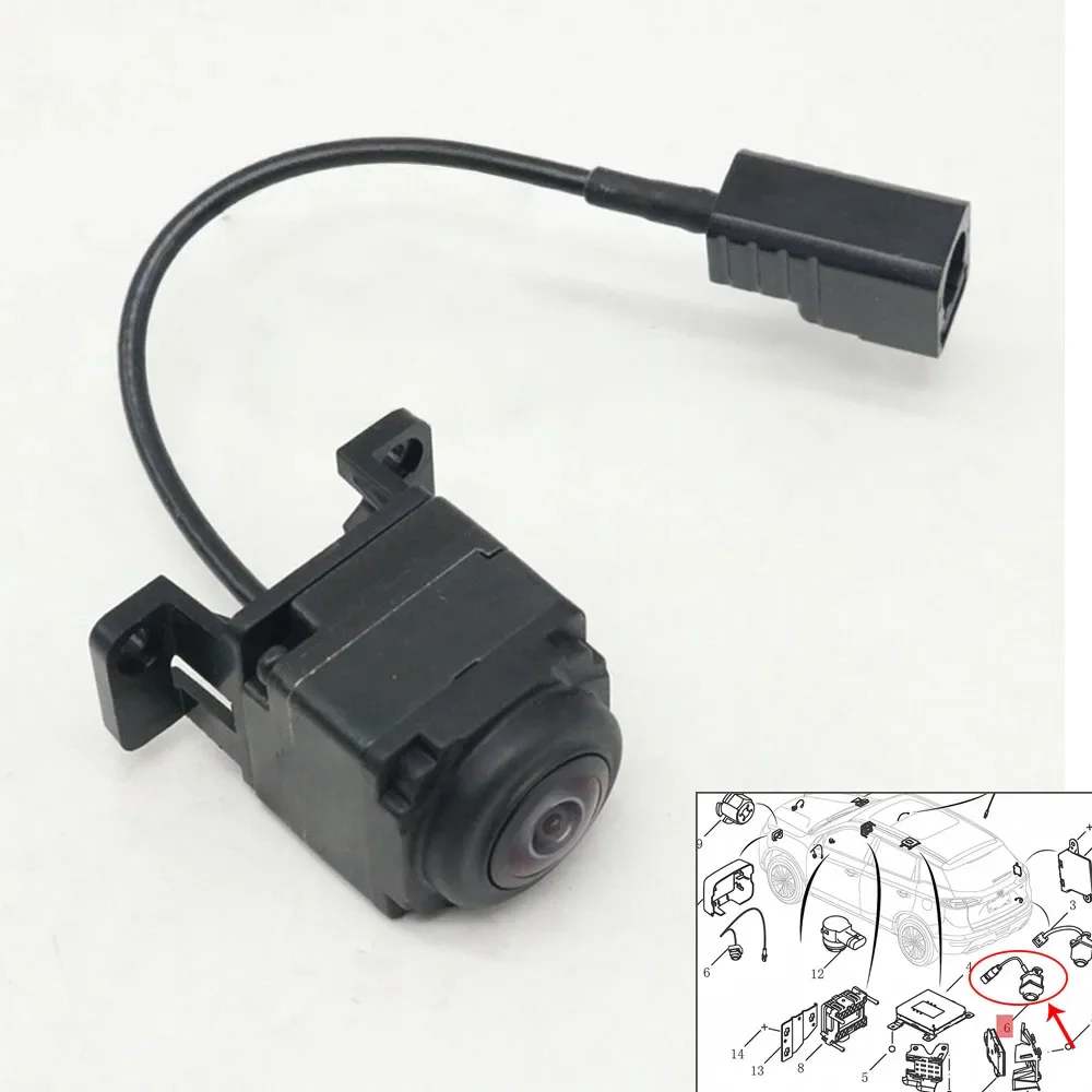 7088049100 6600249224 Rear Surround View Backup Parking 360° Panoramic  For Geely Boyue Pro Atlas Pro FX11 AZKARRA 2019+