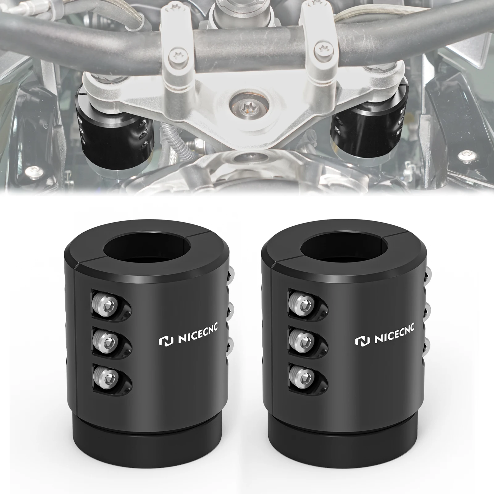 

Pair Front Fork Shock Absorber Reinforcement Sleeve for BMW R1250GS/Adventure 19-22 R1200GS Adventure LC 14-18 R1200GS LC 13-18