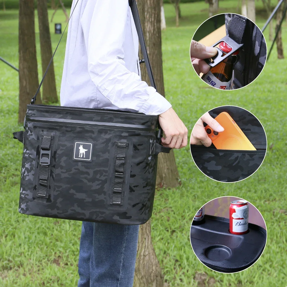 

Waterproof Cooler Box Insulated PVC TPU with Soft Ice Bag Perfect for Boating