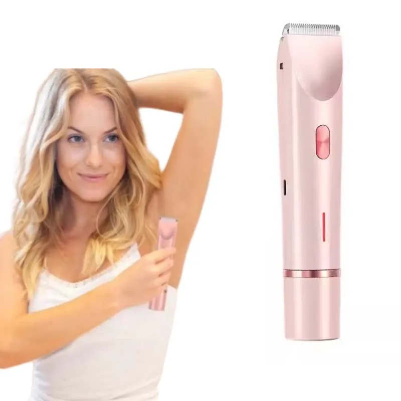 

Beauty Epilator Product Dual Head Electric Razor Women Shaver for Easily Remove Women Leg Hair Trimmer