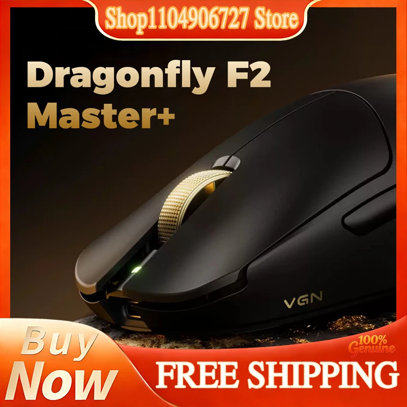 vgn-dragonfly-f2-master-wireless-lightweight-gaming-mouse-triple-mode-paw3950-long-battery-life-for-esports-games