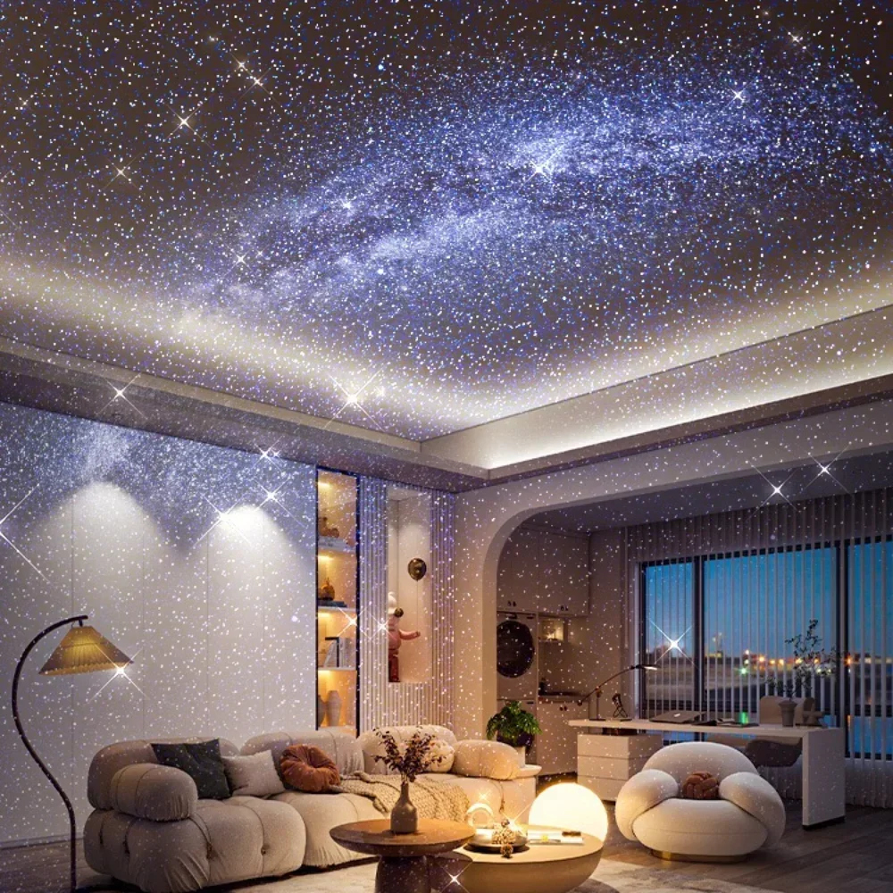 Proyector de cielo estrellado Real 12 en 1 con meteorito, Altavoz Bluetooth, rotación de 360 °, luz nocturna, lámpara de decoración para habitación, regalos para niños