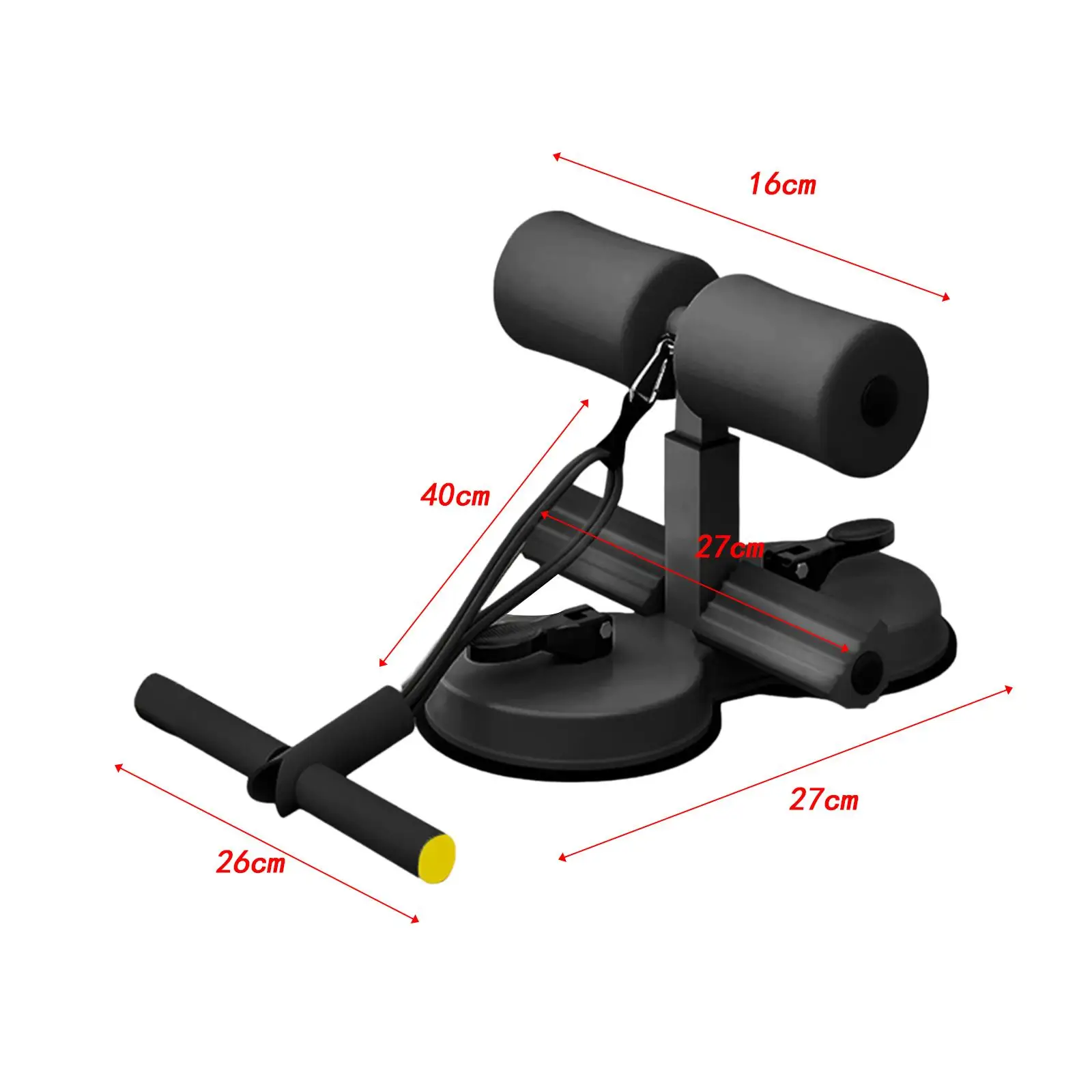 Sit up Device, Workout Device Exercise Equipment, Abdominal Trainer Muscle Training Abdominal Exercise Machine for Gym Women