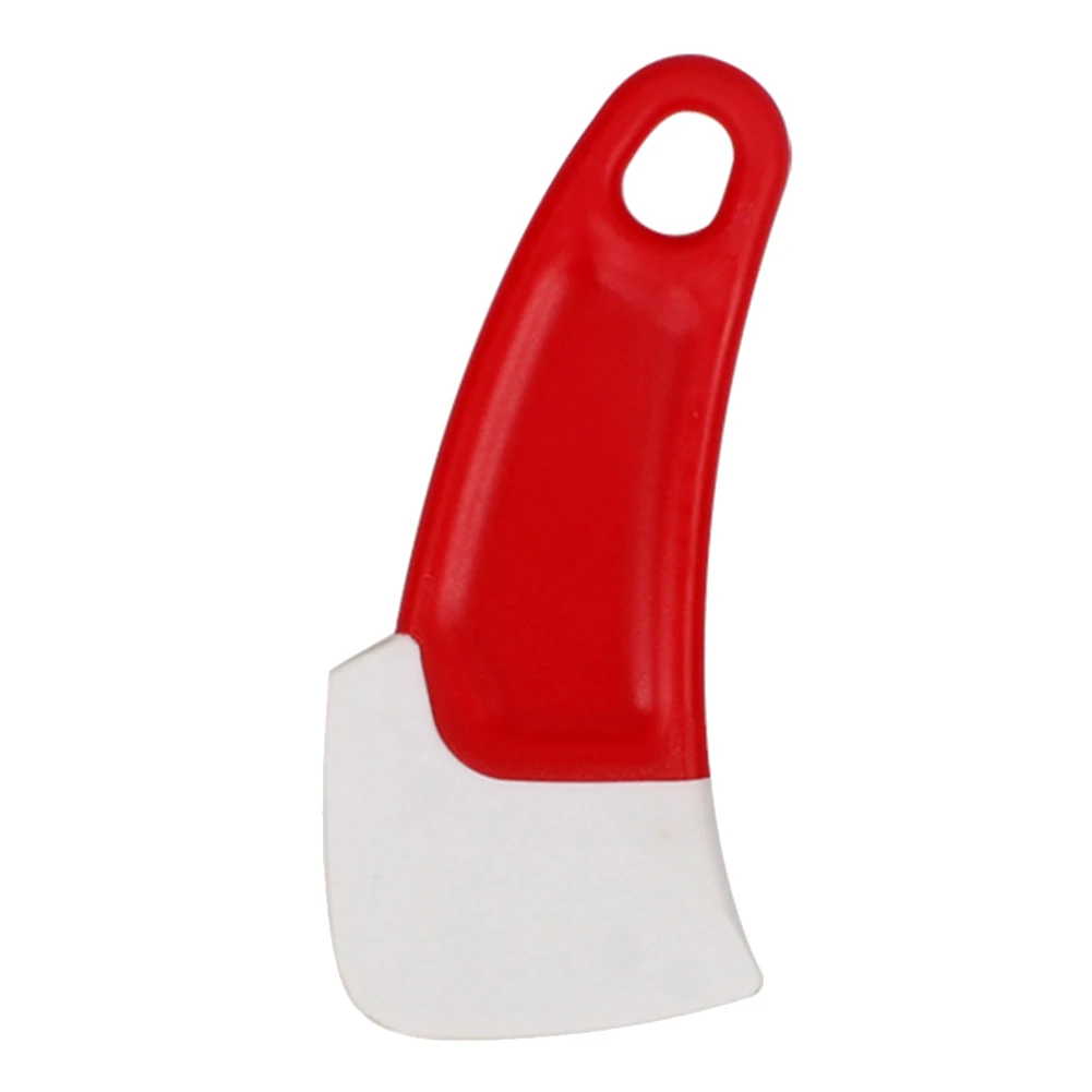 Household Cleaning Spatula Grease Heat-Resistant Cleaning Flexible Thickened Scraper Pan Scraper Tool Red