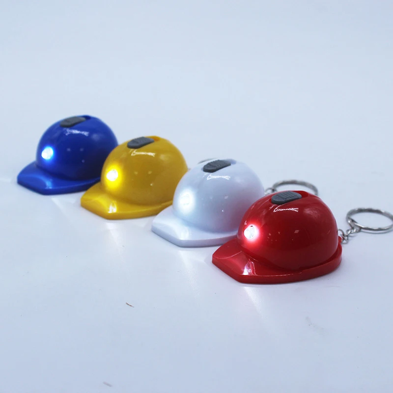 Portable Mini LED Helmet Shaped Beer Bottle Opener Keychain Kitchen Bar Tool