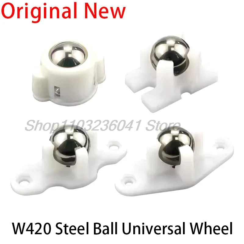 Vacuum W420 steel ball universal wheel 2 wheel For UNO smart car chassis bull eye nylon MBOT N20