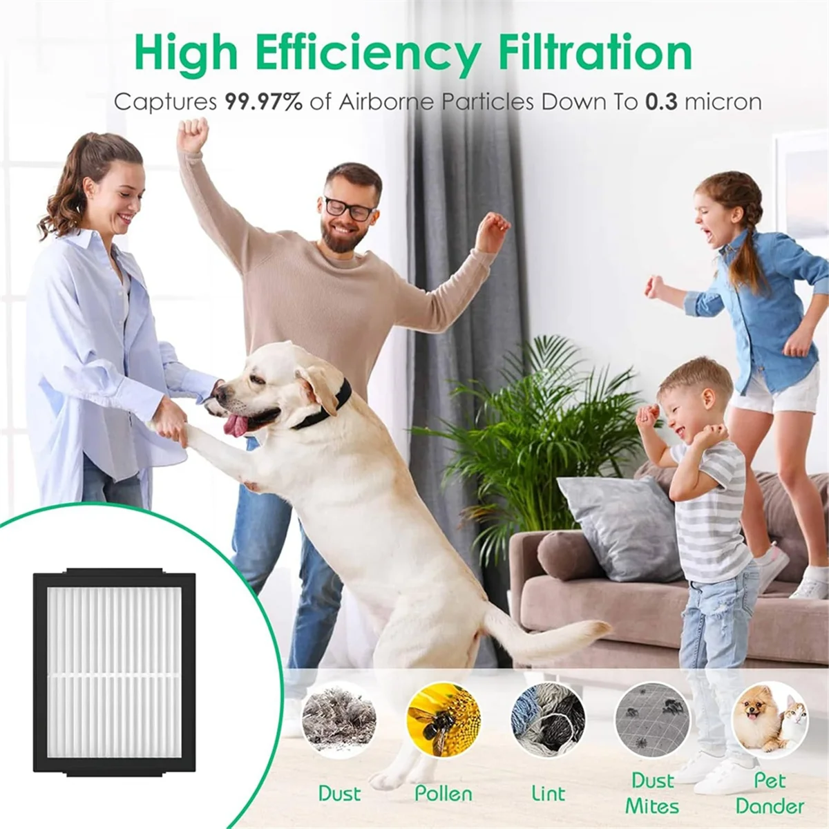 Fzfz 12 Pcs Hepa Fi… - image