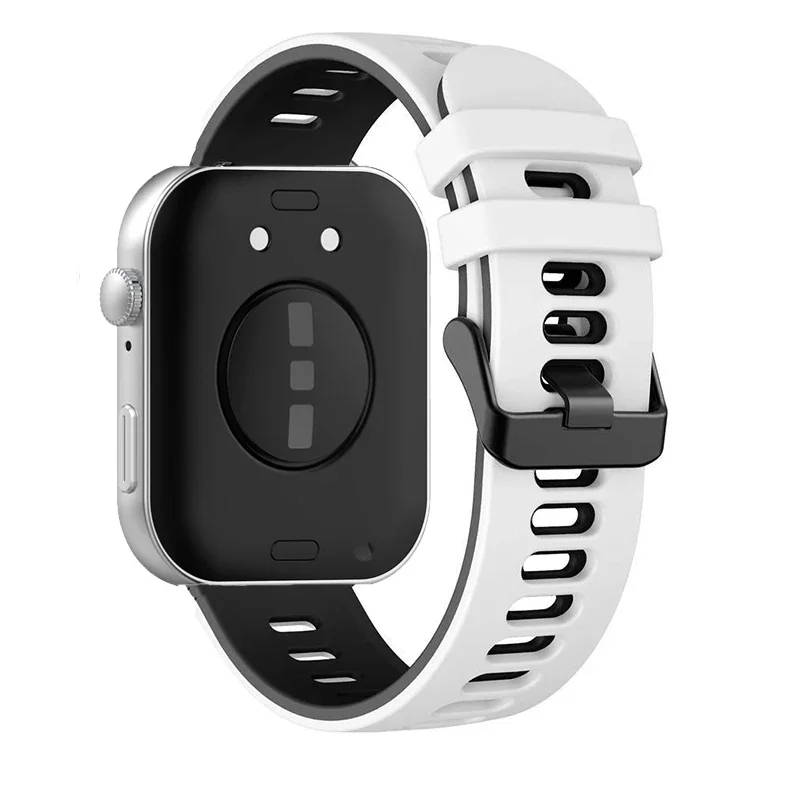 حزام سيليكون يحجب الألوان لساعة Huawei Watch Fit 4 Pro/4 حزام بديل رياضي قابل للتنفس لساعة Huawei Watch Fit 3