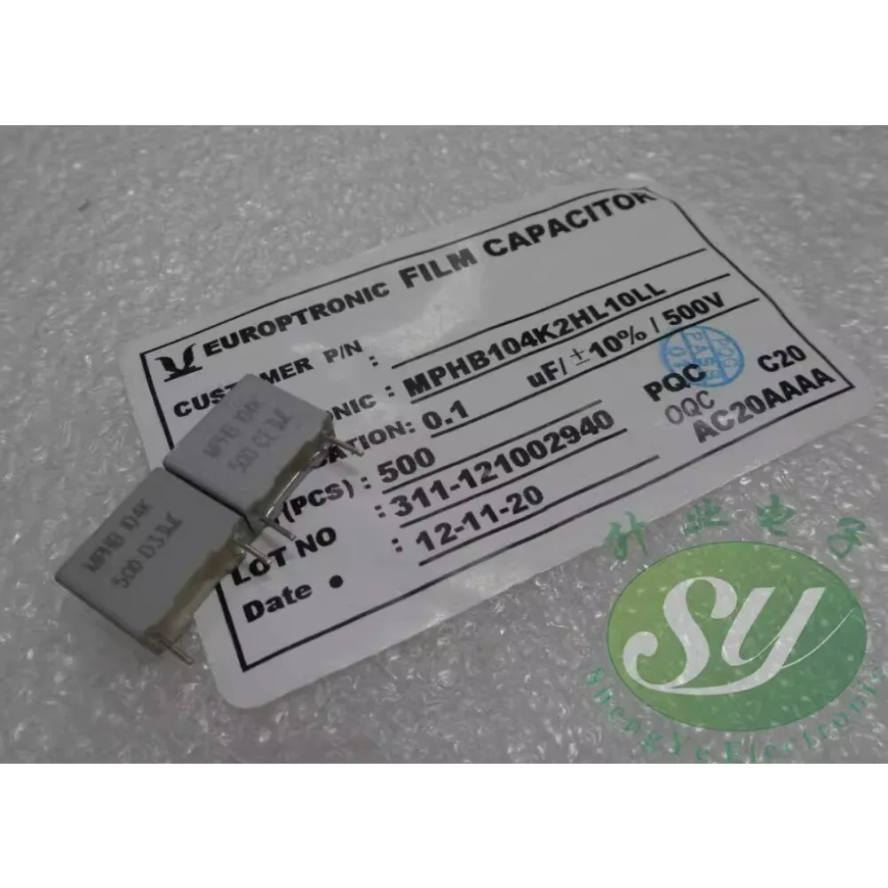 

20PCS 0.1uf/500v 100nf u1 104 brand new 10mm film capacitor