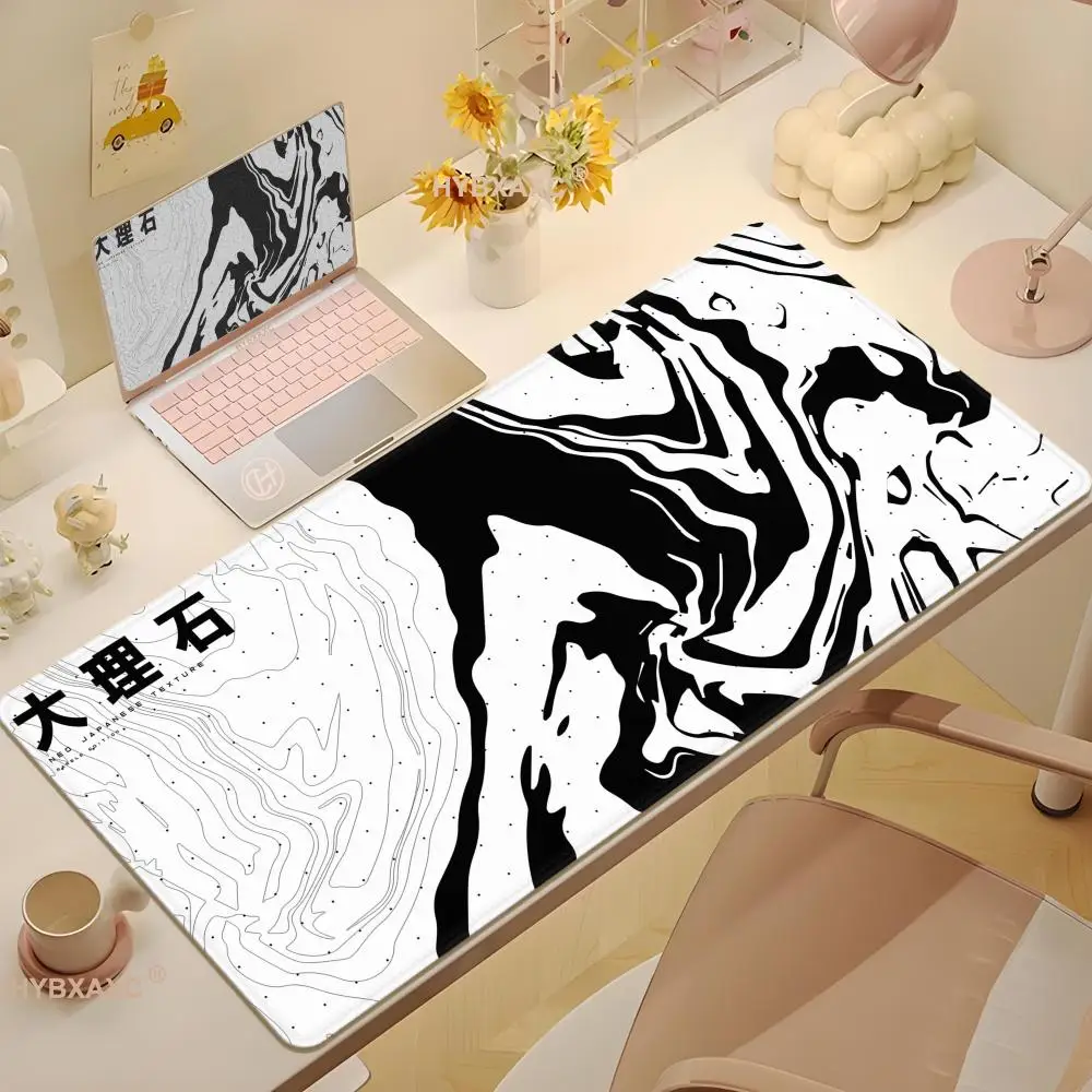 

Черно-белый игровой коврик для мыши в стиле аниме Топографический большой коврик для мыши ПК 900X400 резиновый коврик для клавиатуры настольный коврик компьютерные офисные коврики для мыши