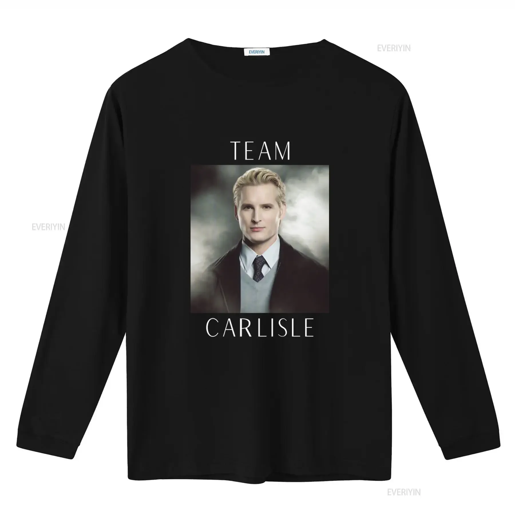 US Twilight Carlisle Cullen Team Daddy Series Peter Facinelli Family Edward Father T Shirt Print  vintage Washed Casual