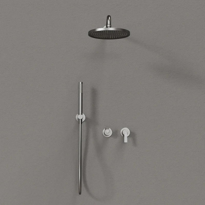 Premium Bath Room Shower Set Rainfall Full Body Shower Top Spray Brass for Hotel Villas Resort Bathroom
