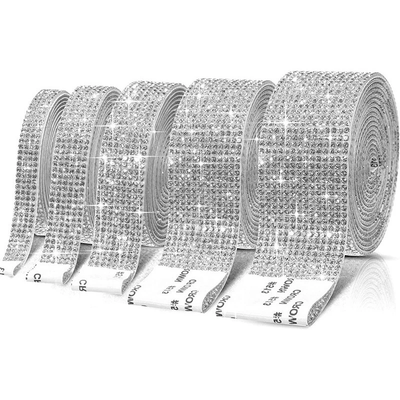 1 Yard selbstklebendes Klebeband, Strassband, DIY-Aufkleber, Kunsthandwerk – Detail 5
