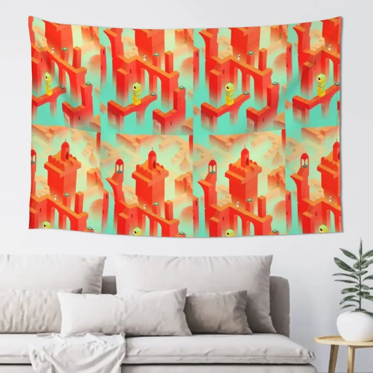 

Puzzle Monument Tapestry Funny Nordic Home Decor Tapestry