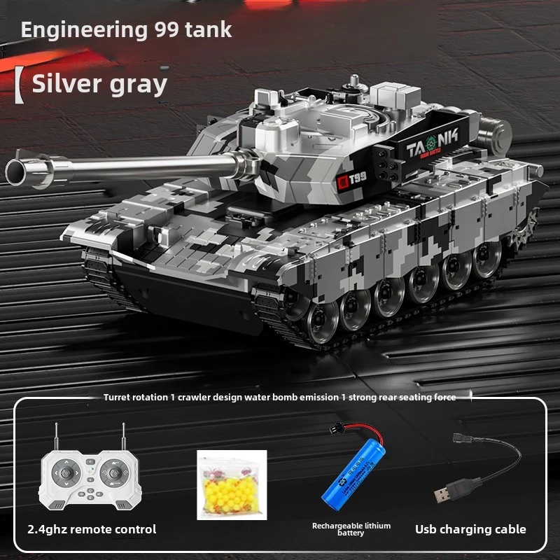 RC Tank Shoot bullet 270° Rotation Turret 8/9/12/13 CH Remote Control Tracked Armored Vehicles LED Sound Military Armored RC Car