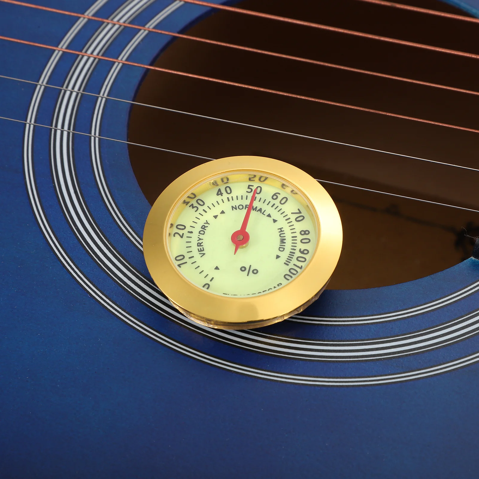 

Analog Hygrometer For Cigar Humidor Round Mechanical Humidity Gauge Compact Durable Cigar Box Accessory Moisture Meter