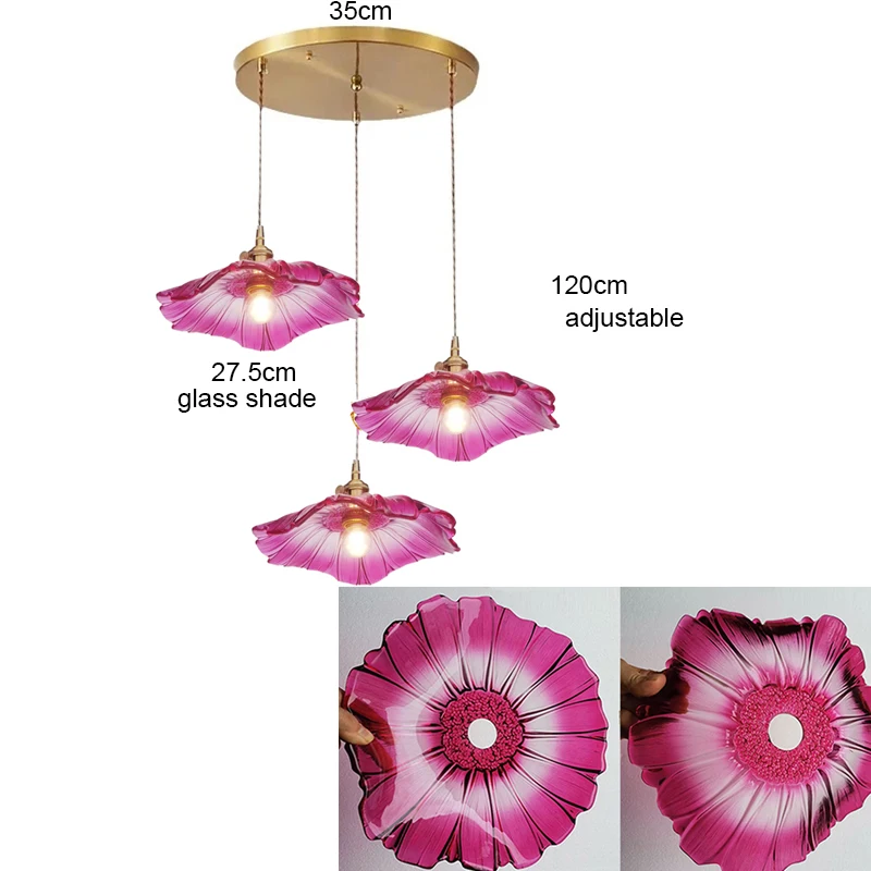 Multi-stijl groene glazen hanglamp eetkamer vintage plafondlamp glazen lampenkap moderne kroonluchter keukeneiland