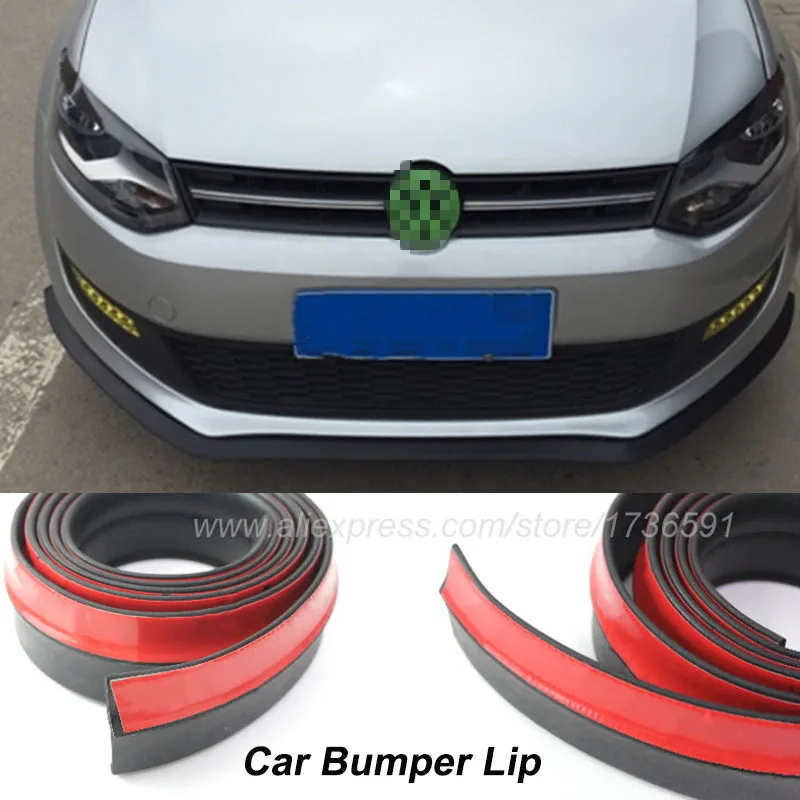 

Car Bumper Lip Deflector Lips For Volkswagen Gol Parati Pointer Saveiro GLI Tiguan Touran Car Front Spoiler Skirt Body Kit Strip