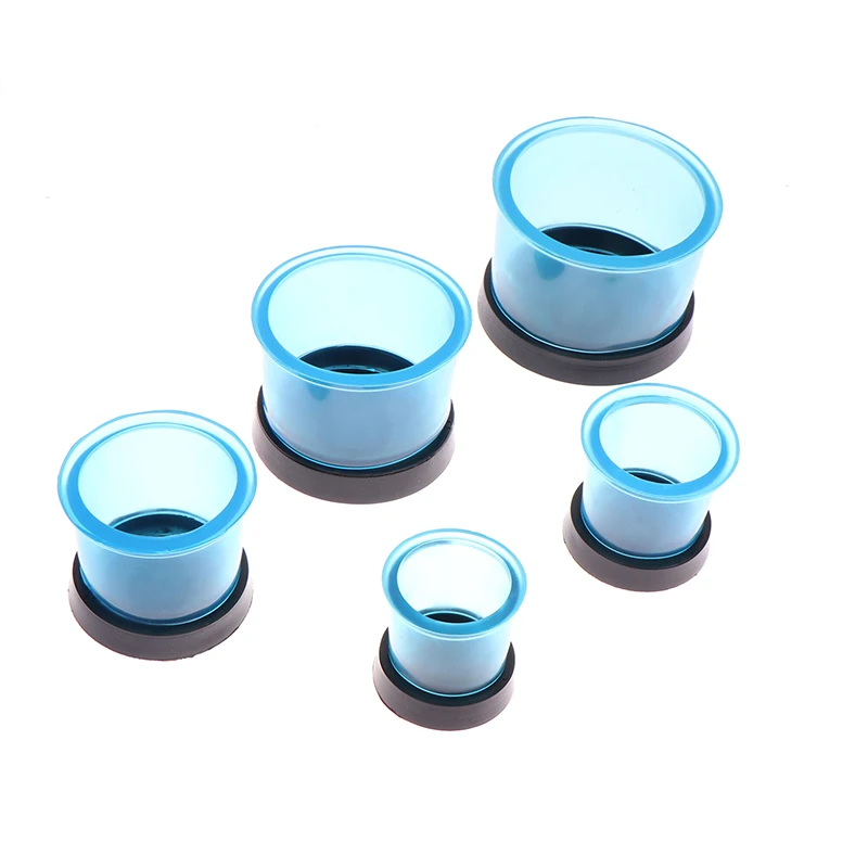 1PCS Dental Silicone Casting Flasks Rings Wax Embedding Ring Plastic Round Dental Lab Base Wax Rubber Tools