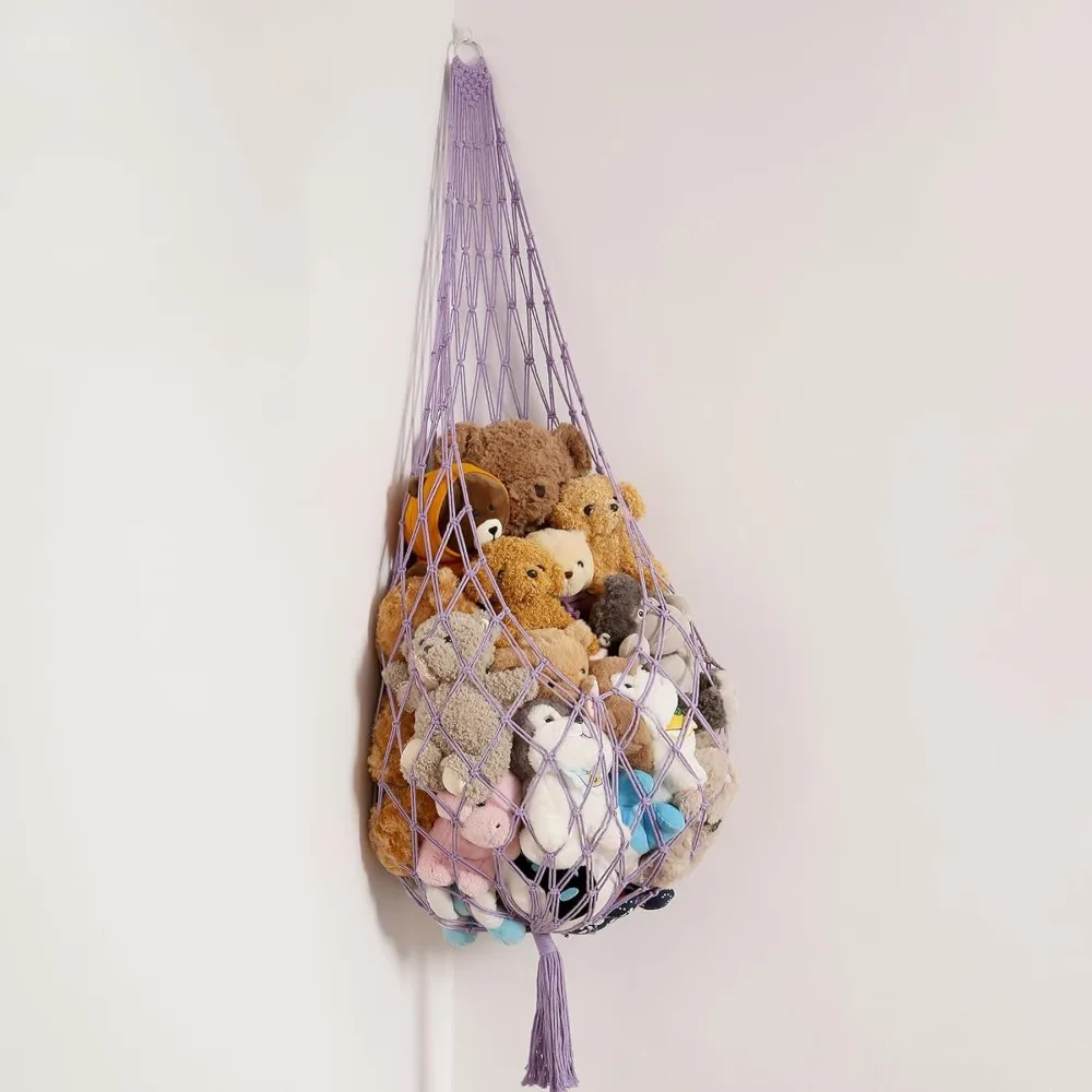 

Decorations Mesh Toy Hammocks Home Decor Toy Storage Hanging Storage Net Large Capacity Doll Storage Hammock Bedroom