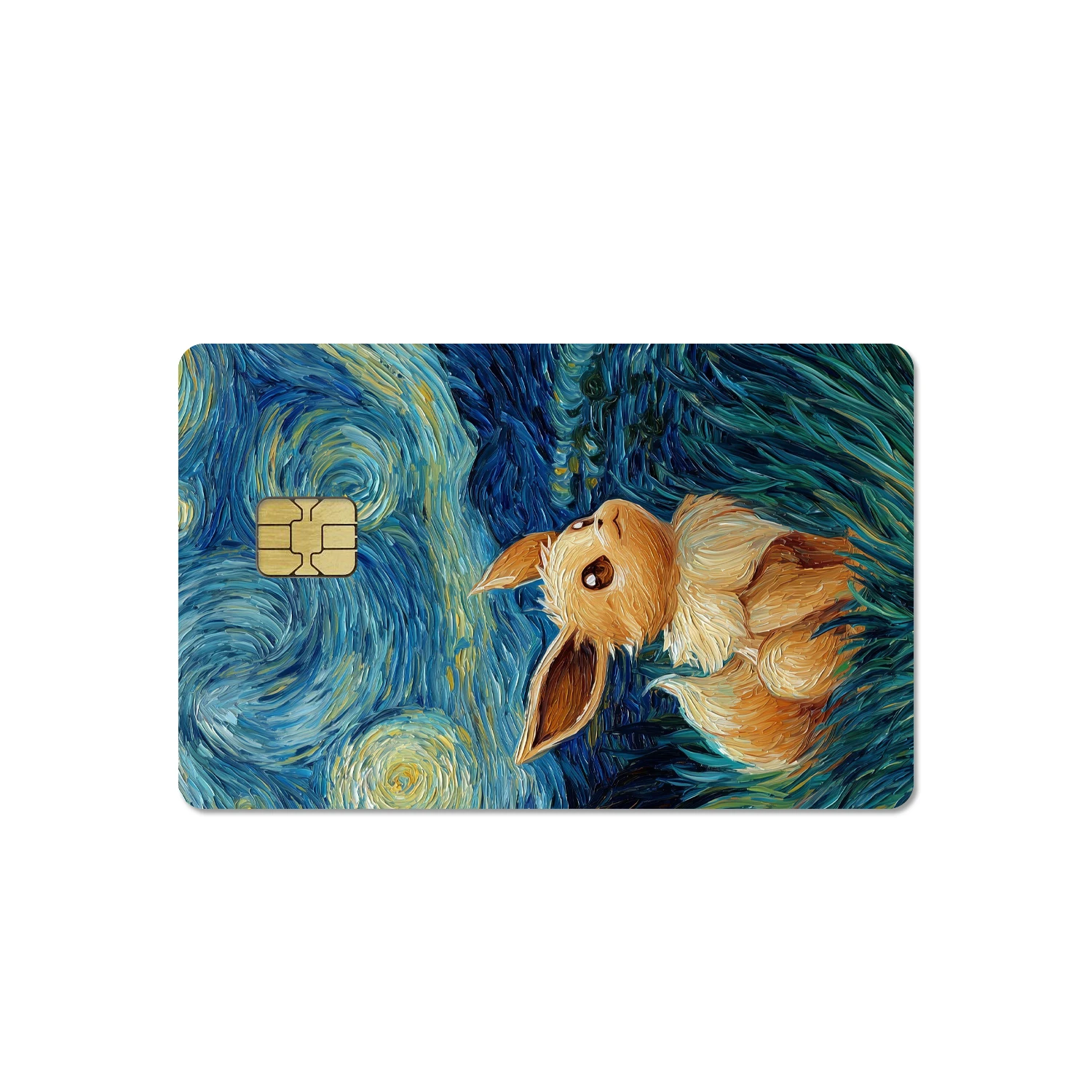 สติกเกอร์ฟิล์ม PVC แบบด้าน HD 2.5D ลายการ์ตูนน่ารัก DIY สำหรับตกแต่งบัตรเครดิต บัตรเดบิต กันน้ำ ของขวัญ