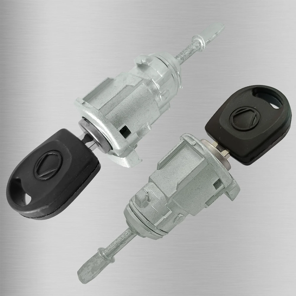 OE 604837167/168 LEFT RIGHT DOOR LOCK BARREL CYLINDER FOR VW GOLF 4 IV MK4 BORA A6 SKODA FABIA POLO 1997-2003 NEW HIGH QUALITY